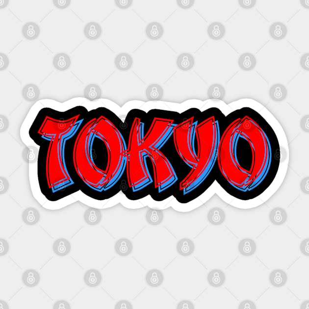 tokyo Sticker by FromBerlinGift